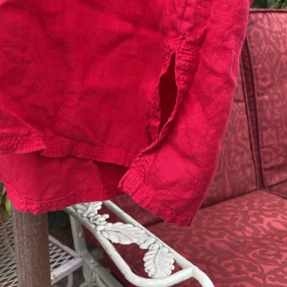 Johnny was embroidered red dress - Picture 5 of 9